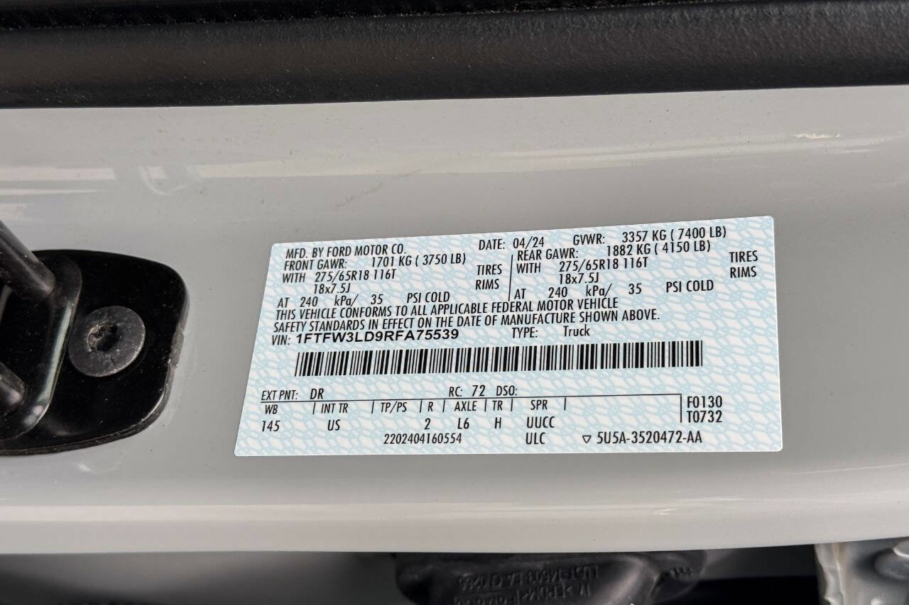 Used 2024 Ford F150 XLT w/ Mobile Office Package image 23