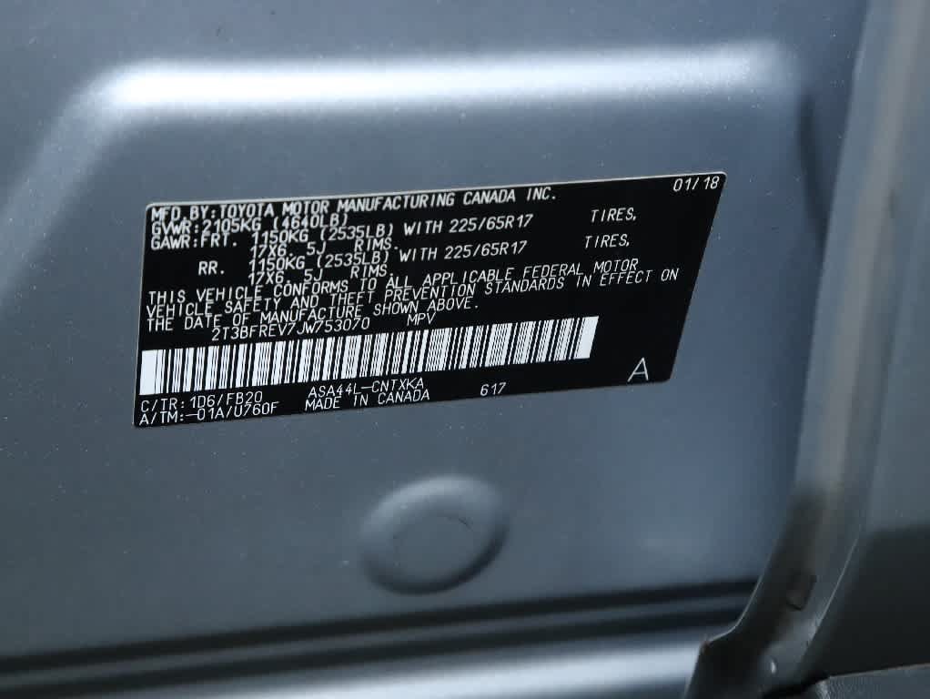 Used 2018 Toyota RAV4 LE w/ All Weather Liner Package AWD/4WD image 20