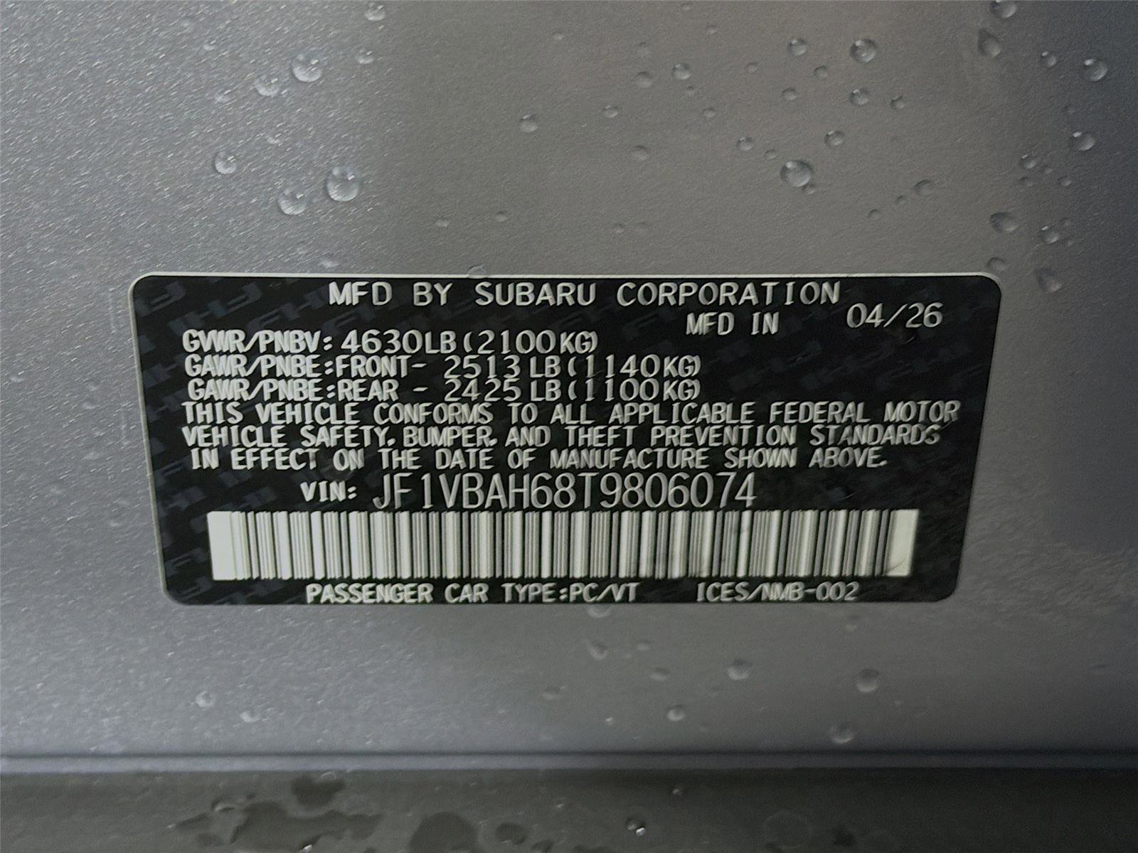 New 2026 Subaru WRX Premium AWD/4WD image 37