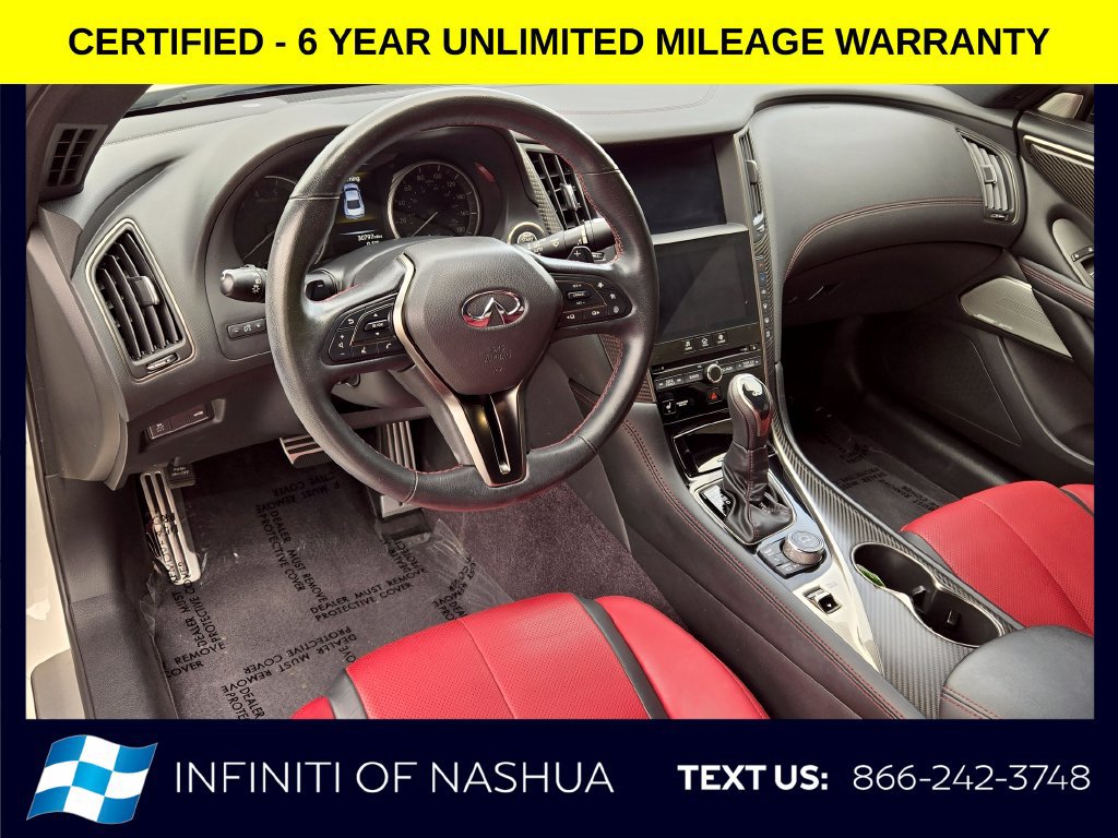 Certified 2022 INFINITI Q60 Red Sport 400 w/ Cargo Package AWD/4WD image 7