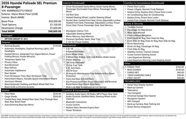 New 2026 Hyundai Palisade SEL image 29