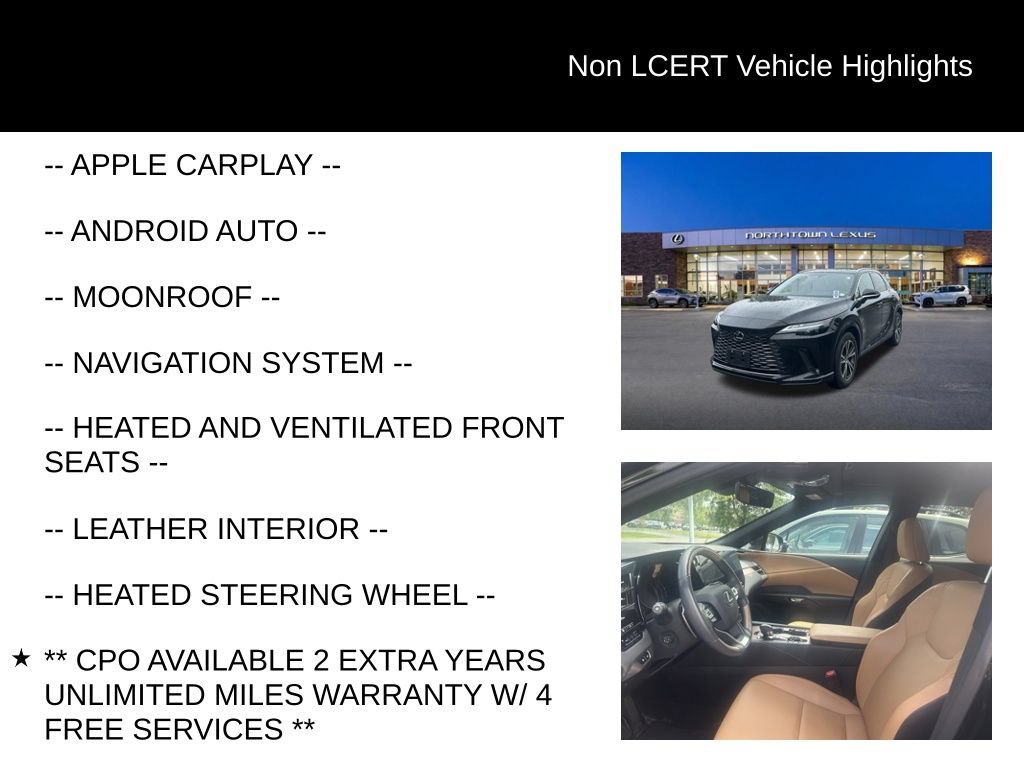 Used 2023 Lexus RX 350 Premium w/ Accessory Package AWD/4WD image 29