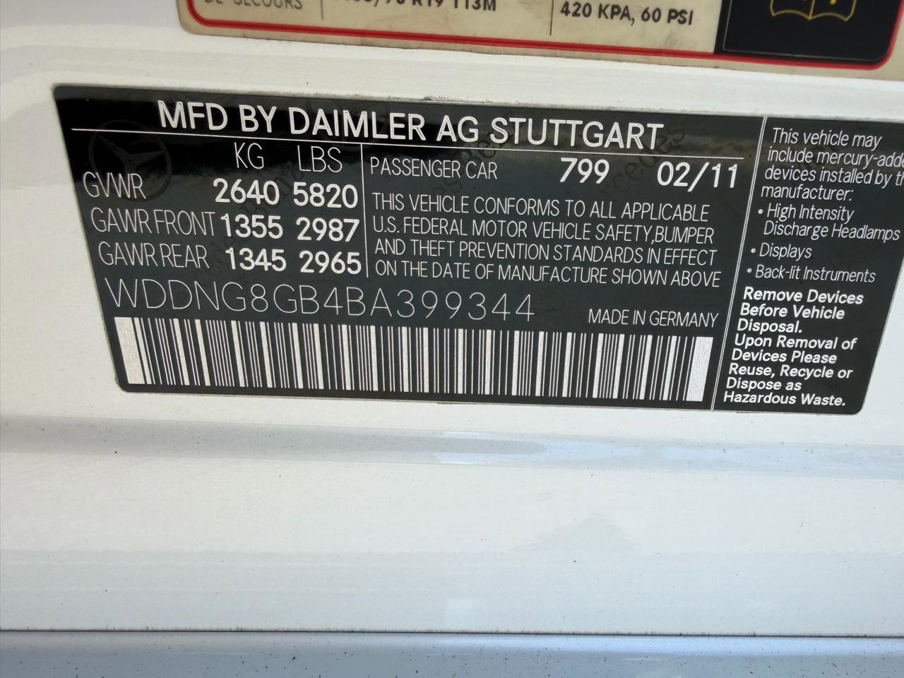 Used 2011 Mercedes-Benz S 550 4MATIC image 27