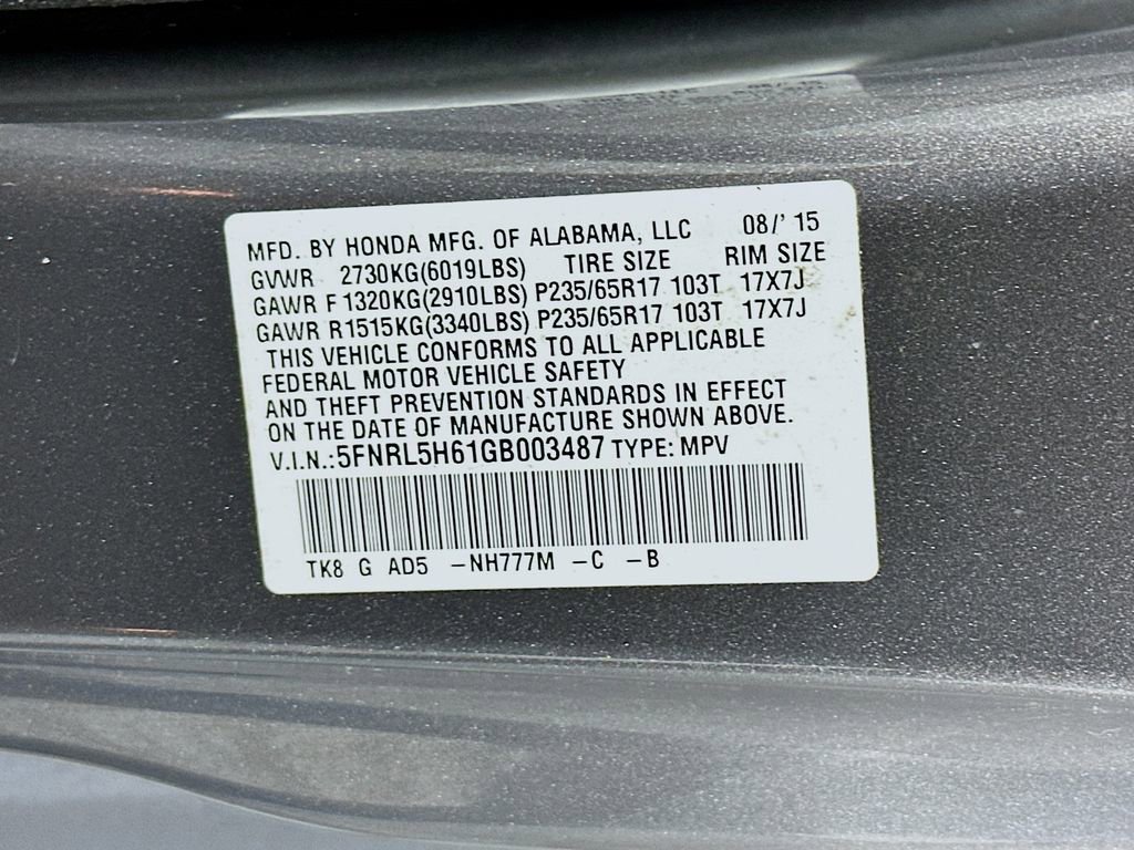 Used 2016 Honda Odyssey EX-L image 33