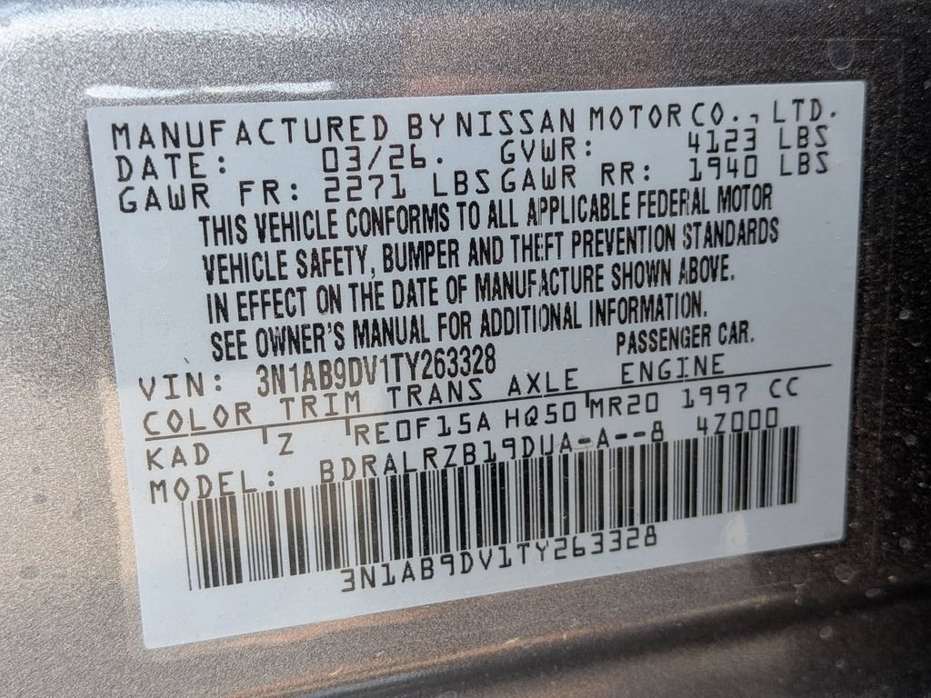 New 2026 Nissan Sentra SR FWD image 27