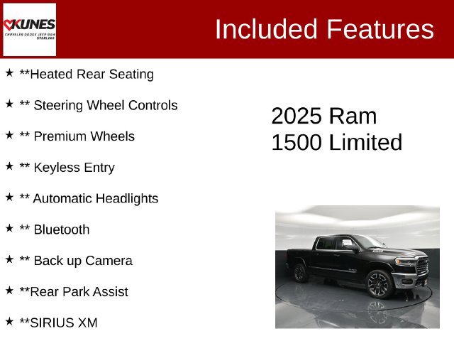 Used 2025 RAM 1500 Limited AWD/4WD image 3