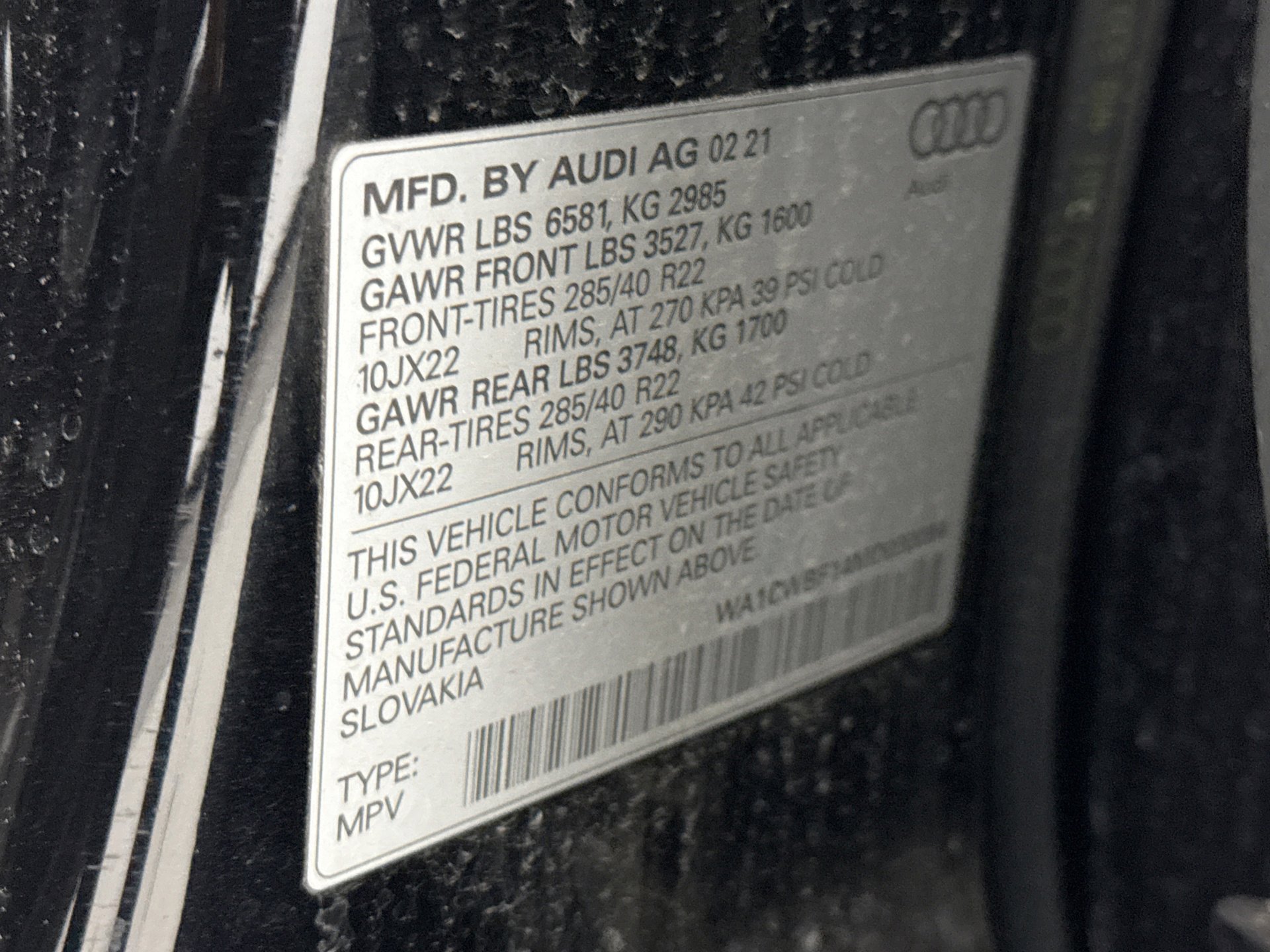 Used 2021 Audi SQ8 Prestige w/ Prestige Package image 28