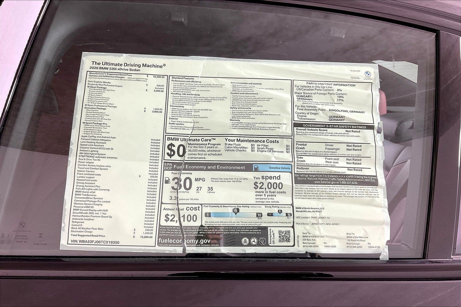 New 2026 BMW 530i xDrive AWD/4WD image 17