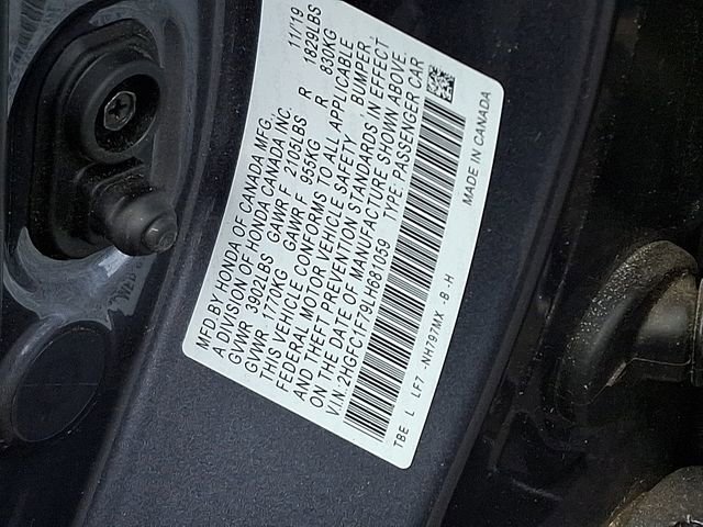 Certified 2020 Honda Civic EX-L image 28