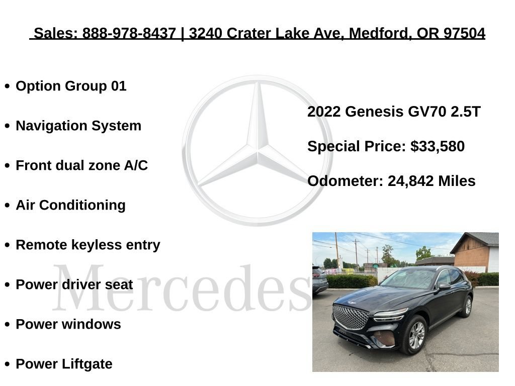 Used 2022 Genesis GV70 2.5T AWD/4WD image 6