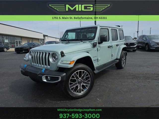 Used 2023 Jeep Wrangler Sahara 4xe w/ Cold Weather Group image 1