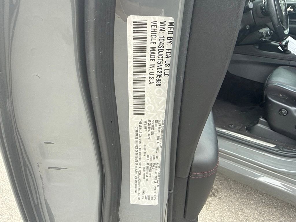 Used 2022 Dodge Durango R/T AWD/4WD image 9