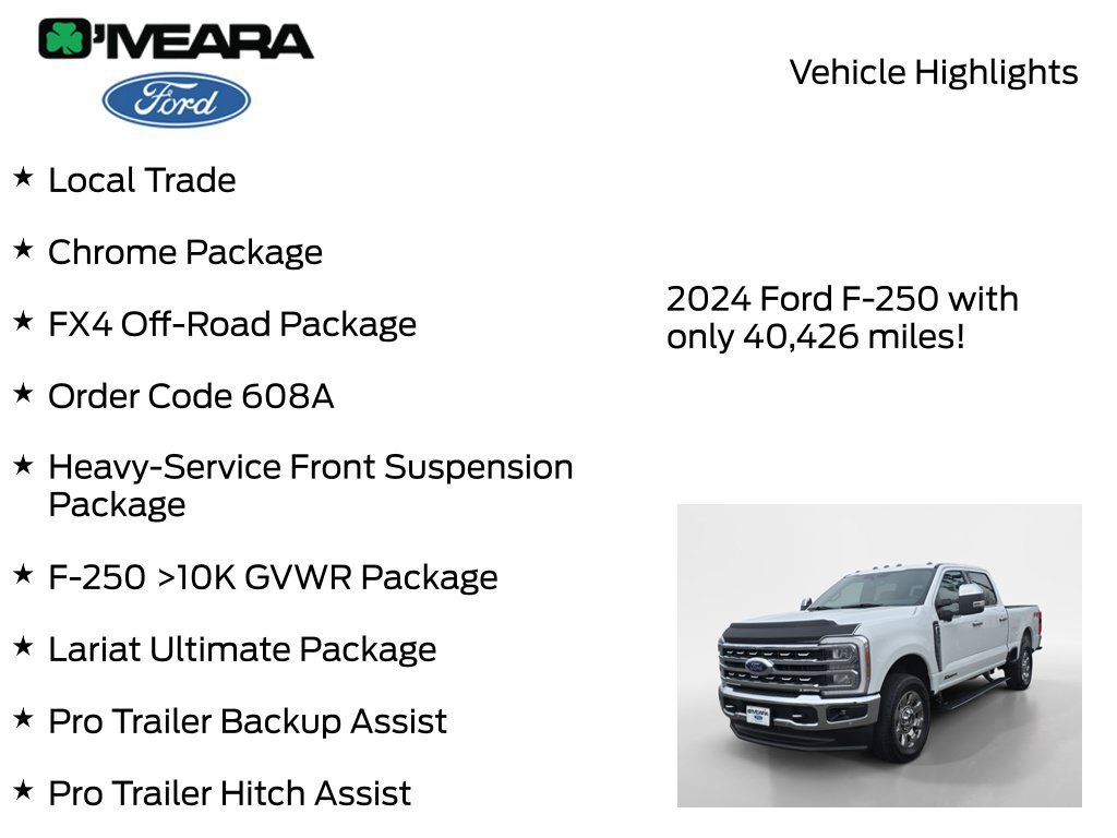 Certified 2024 Ford F250 Lariat w/ Lariat Ultimate Package AWD/4WD image 8