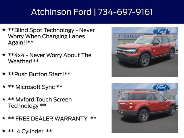 Certified 2024 Ford Bronco Sport Big Bend w/ Convenience Package image 8