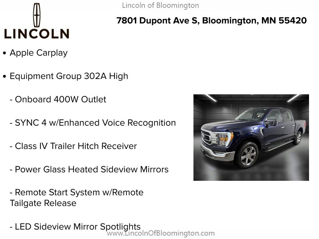 Used 2023 Ford F150 XLT w/ Equipment Group 302A High image 5