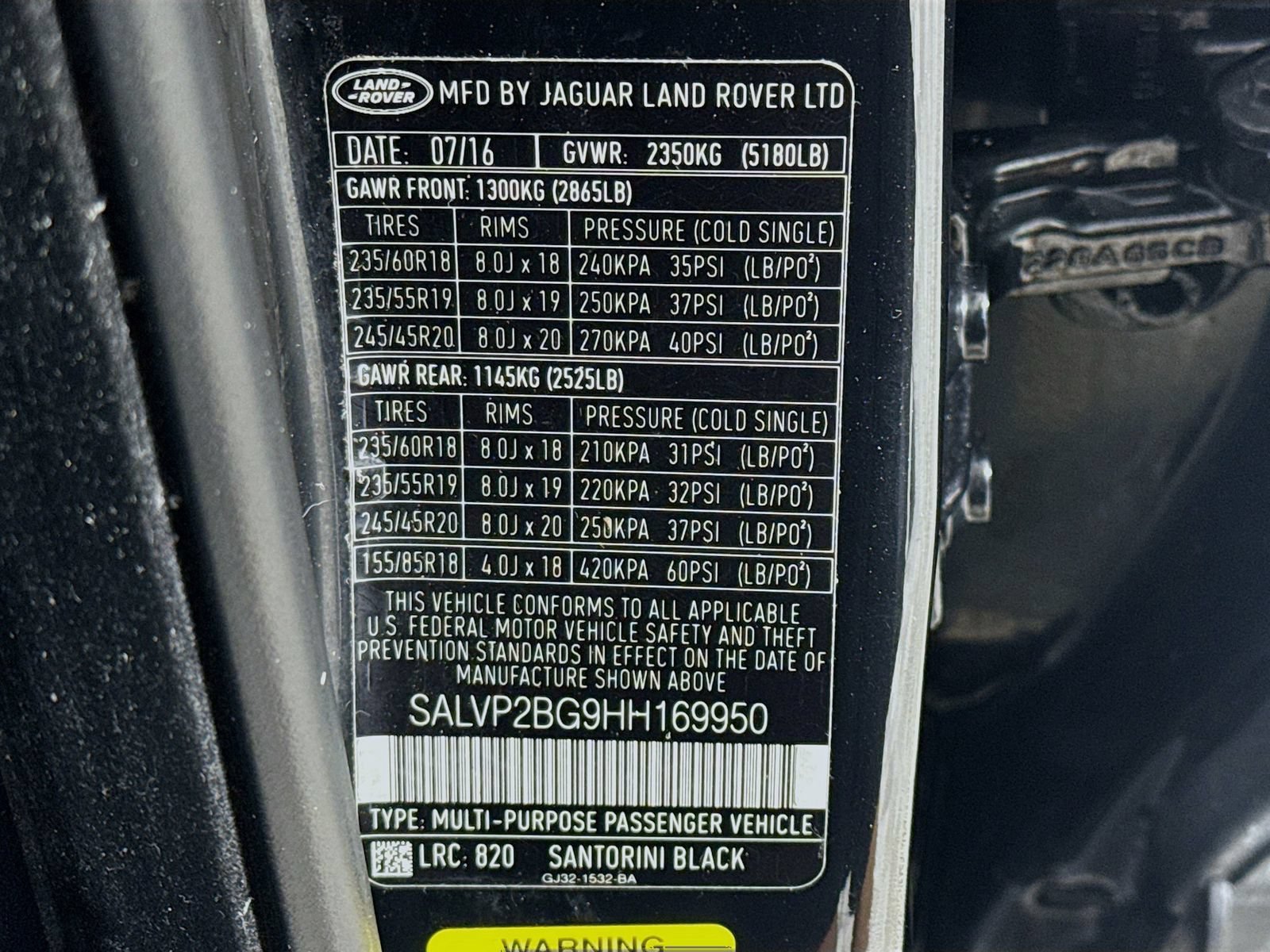 Used 2017 Land Rover Range Rover Evoque SE Premium AWD/4WD image 36