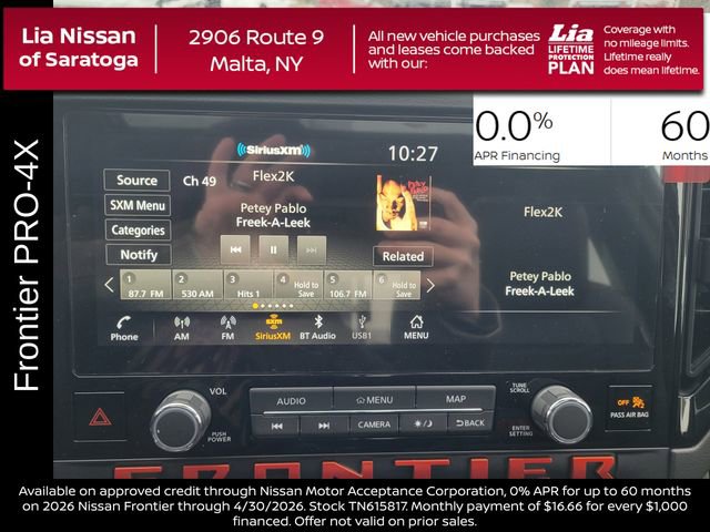 New 2026 Nissan Frontier PRO-4X w/ Pro Premium Package image 23