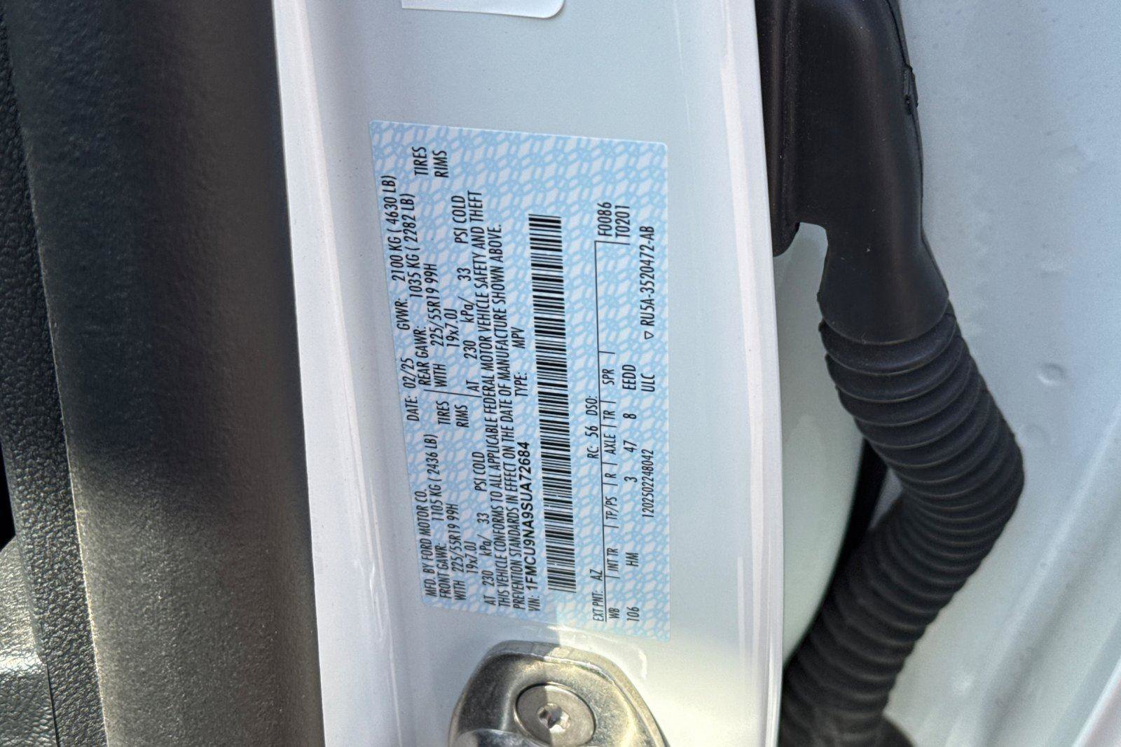 New 2025 Ford Escape ST-Line Select image 22