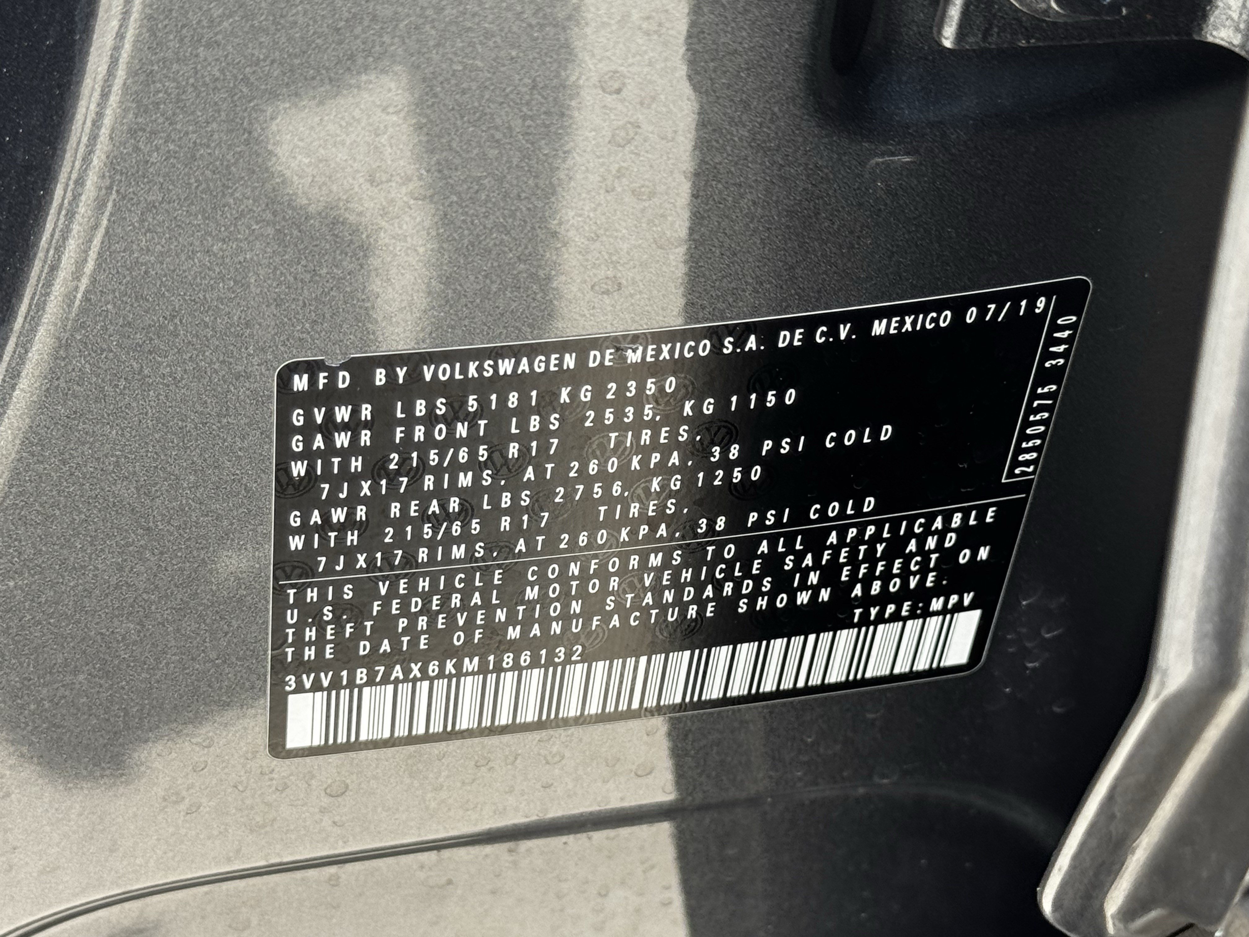 Used 2019 Volkswagen Tiguan S FWD image 30
