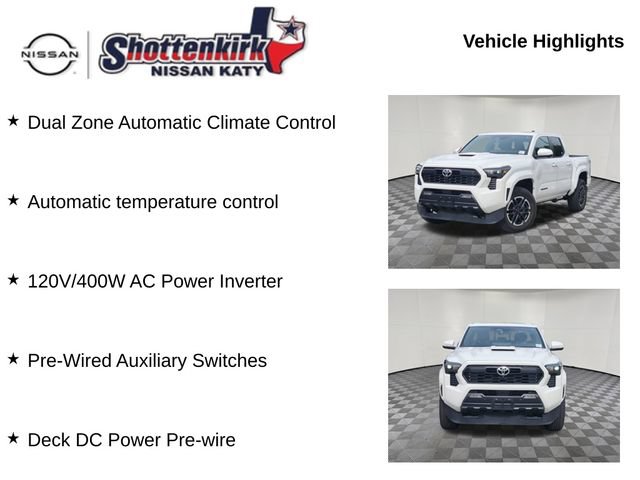 Used 2024 Toyota Tacoma TRD Sport w/ TRD Sport Premium Package AWD/4WD image 12