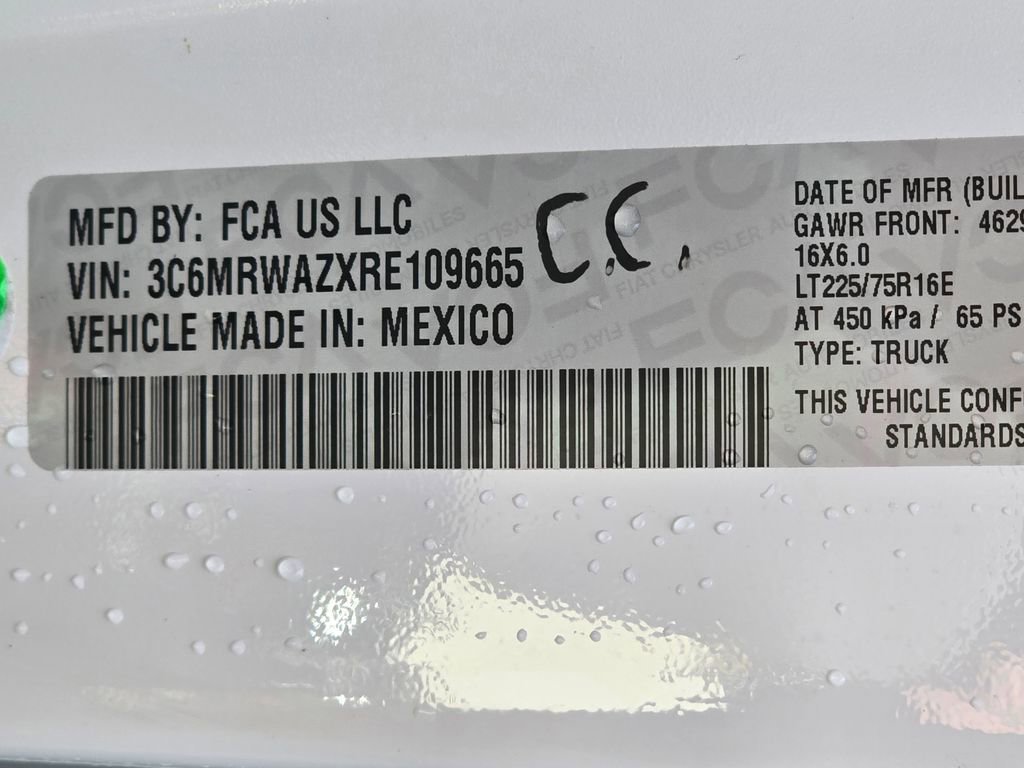 Used 2024 RAM ProMaster 3500 w/ Delivery Van Package image 51