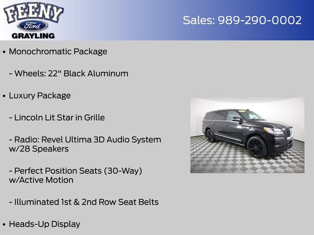 Used 2023 Lincoln Navigator L Reserve w/ Equipment Group 201A AWD/4WD image 12