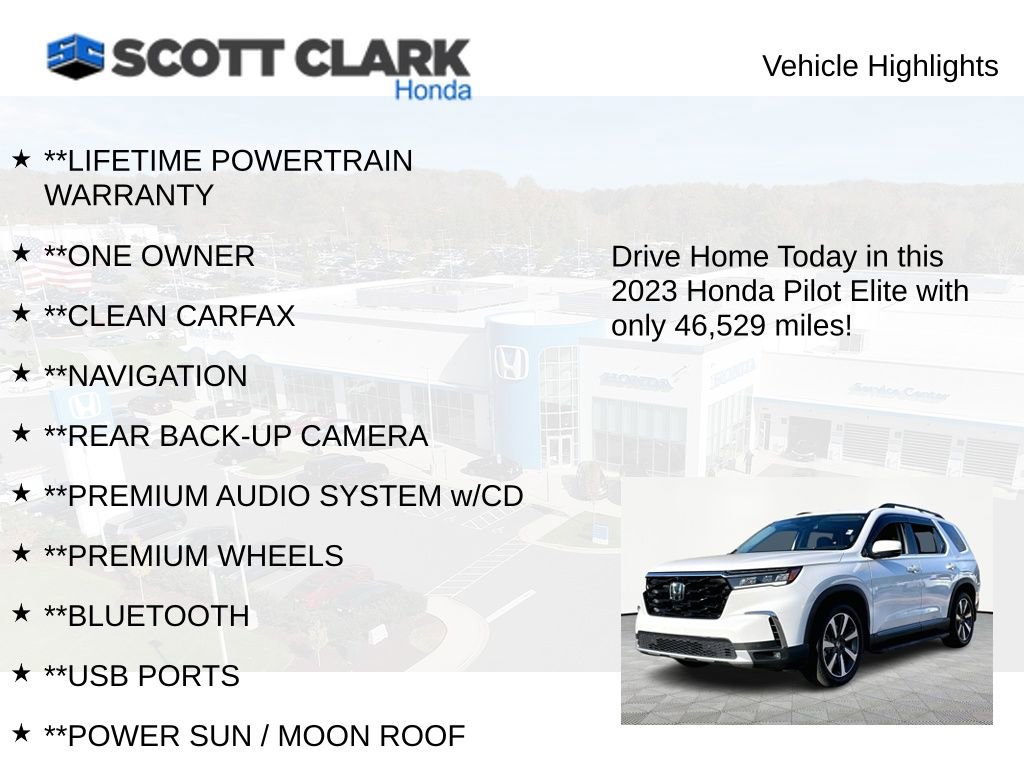 Used 2023 Honda Pilot Elite image 11