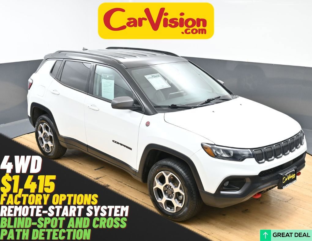 Used 2022 Jeep Compass Trailhawk w/ Trailhawk Convenience Group AWD/4WD image 1