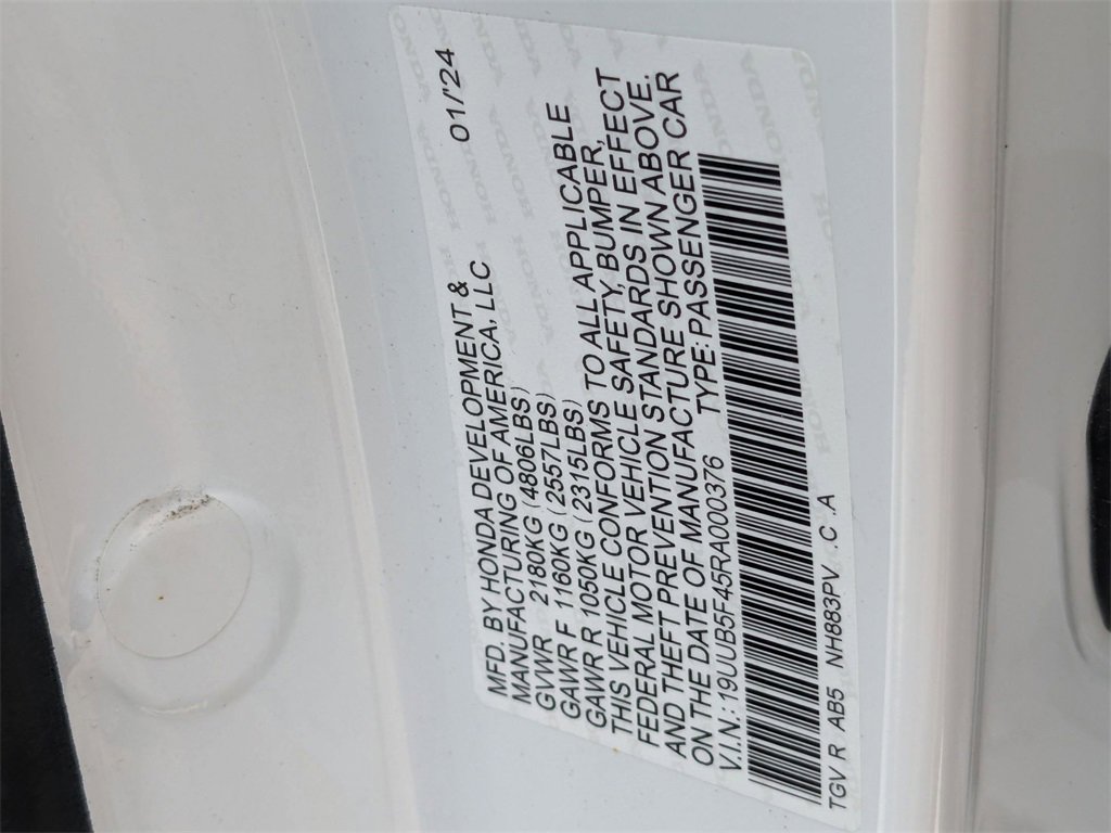 Used 2024 Acura TLX w/ Technology Package image 34