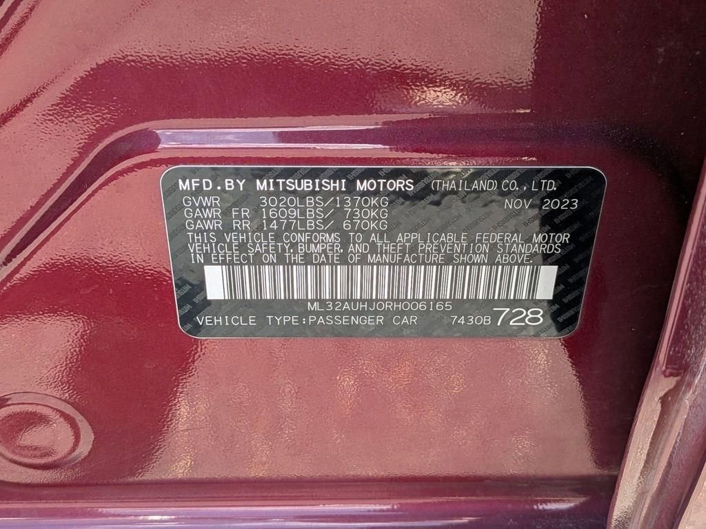 Used 2024 Mitsubishi Mirage ES FWD image 33