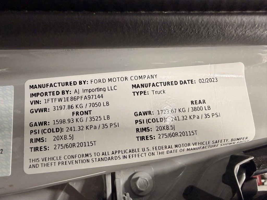 Used 2023 Ford F150 Lariat w/ Equipment Group 502A High image 32