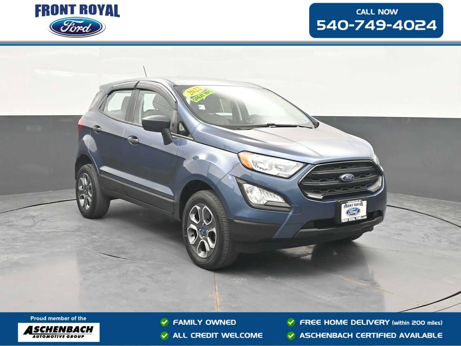 Used 2022 Ford EcoSport S AWD/4WD image 1