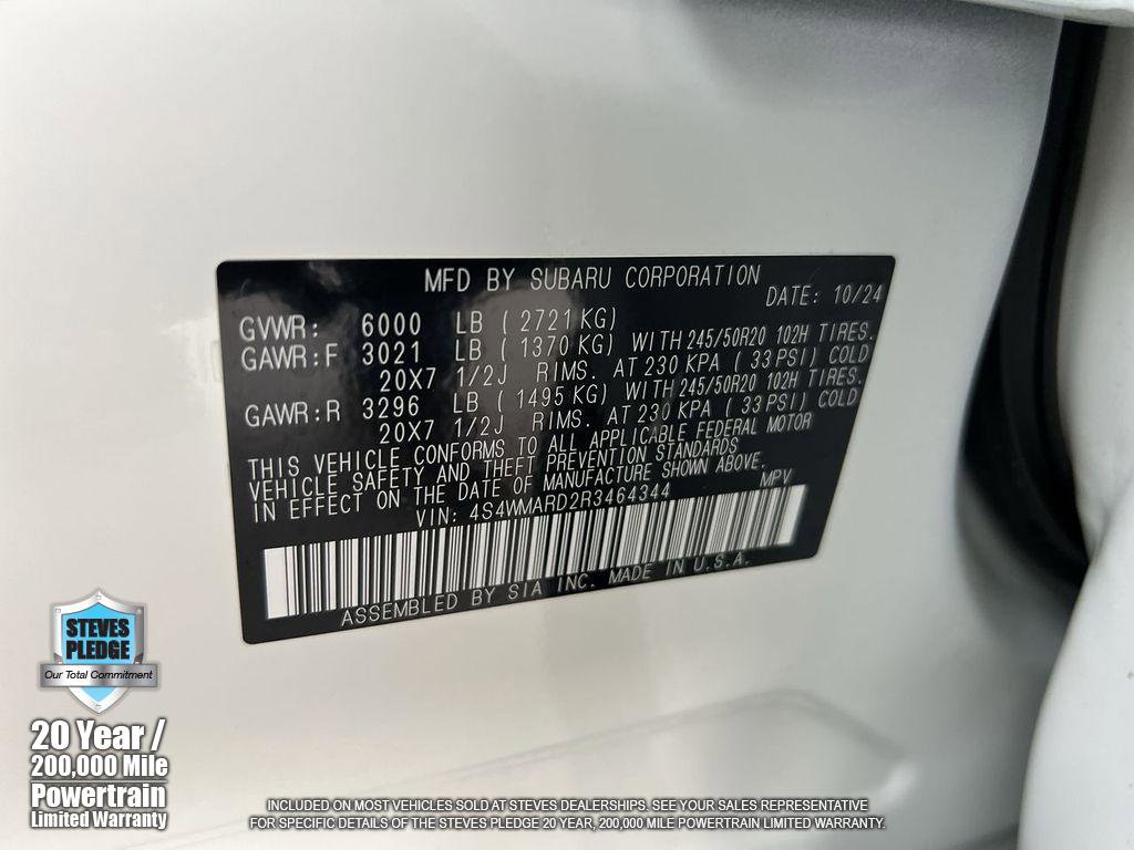 Used 2024 Subaru Ascent Limited w/ Technology Package image 39