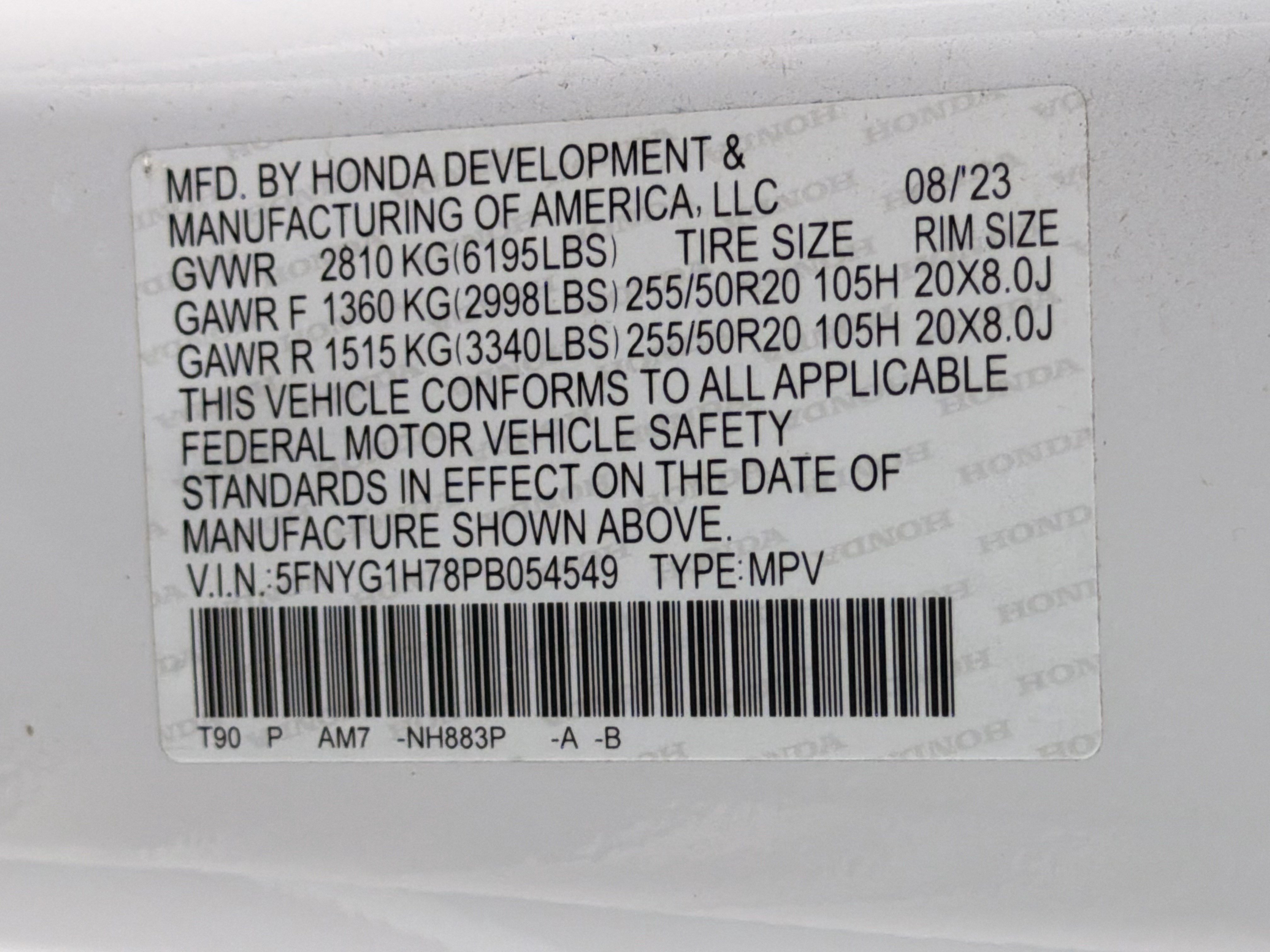 Certified 2023 Honda Pilot Touring image 30