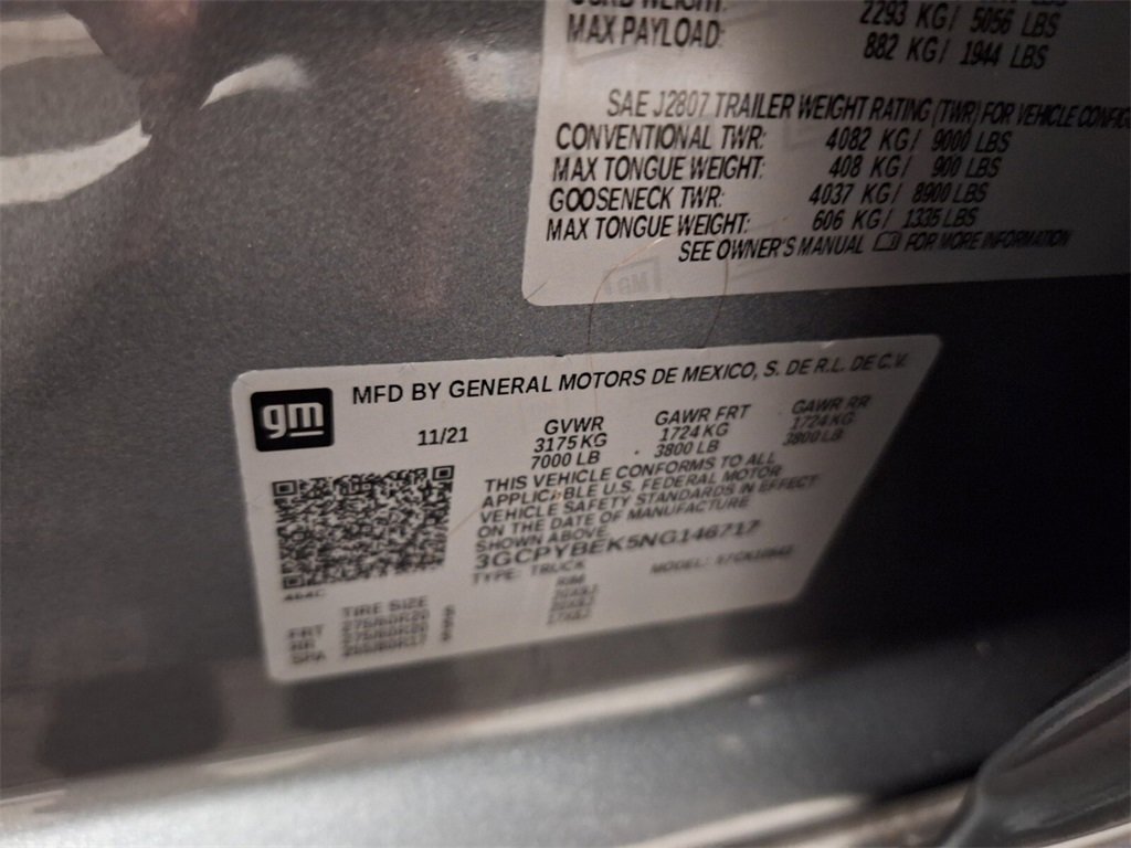 Used 2022 Chevrolet Silverado 1500 Custom w/ Safety Confidence Package image 32