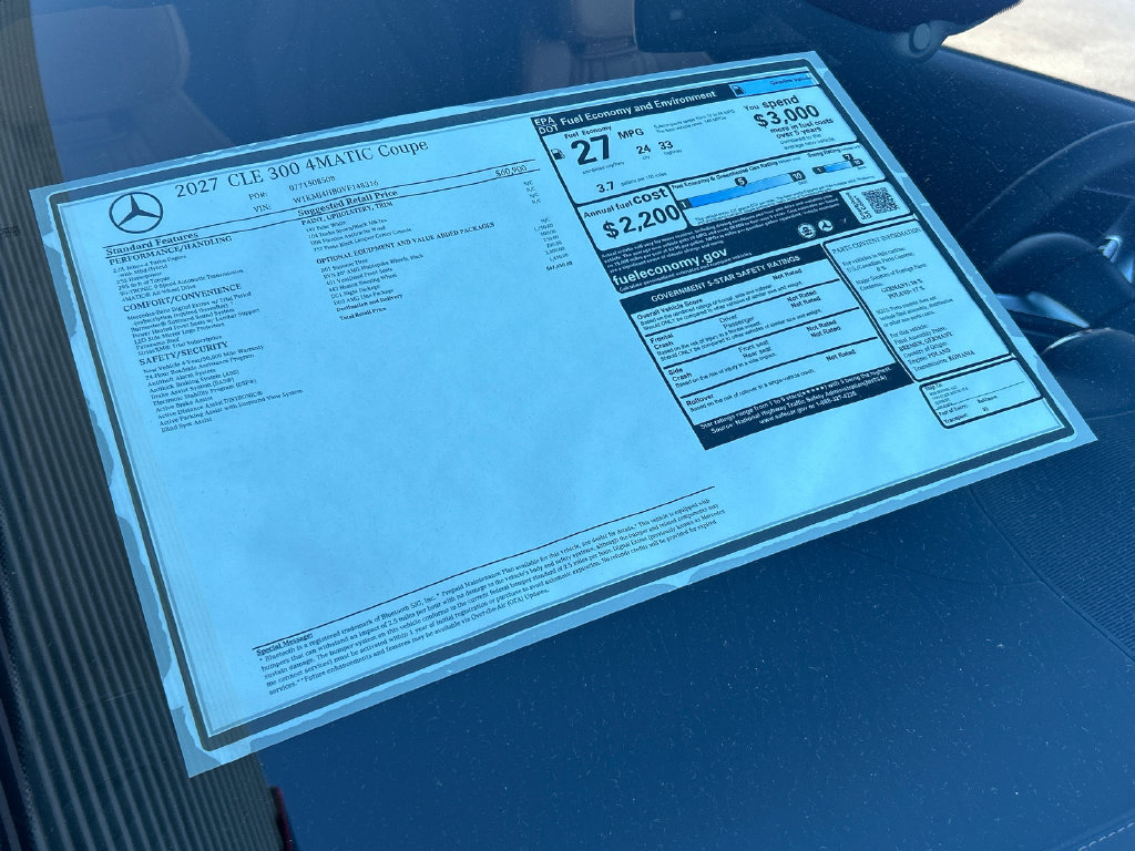New 2027 Mercedes-Benz CLE 300 4MATIC Coupe image 35