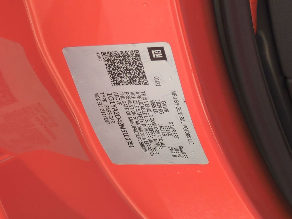 Used 2021 Chevrolet Corvette Stingray Coupe w/ Z51 Performance Package image 29