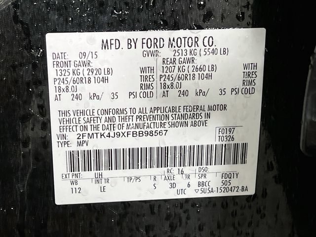 Used 2015 Ford Edge SEL w/ Equipment Group 201A AWD/4WD image 11