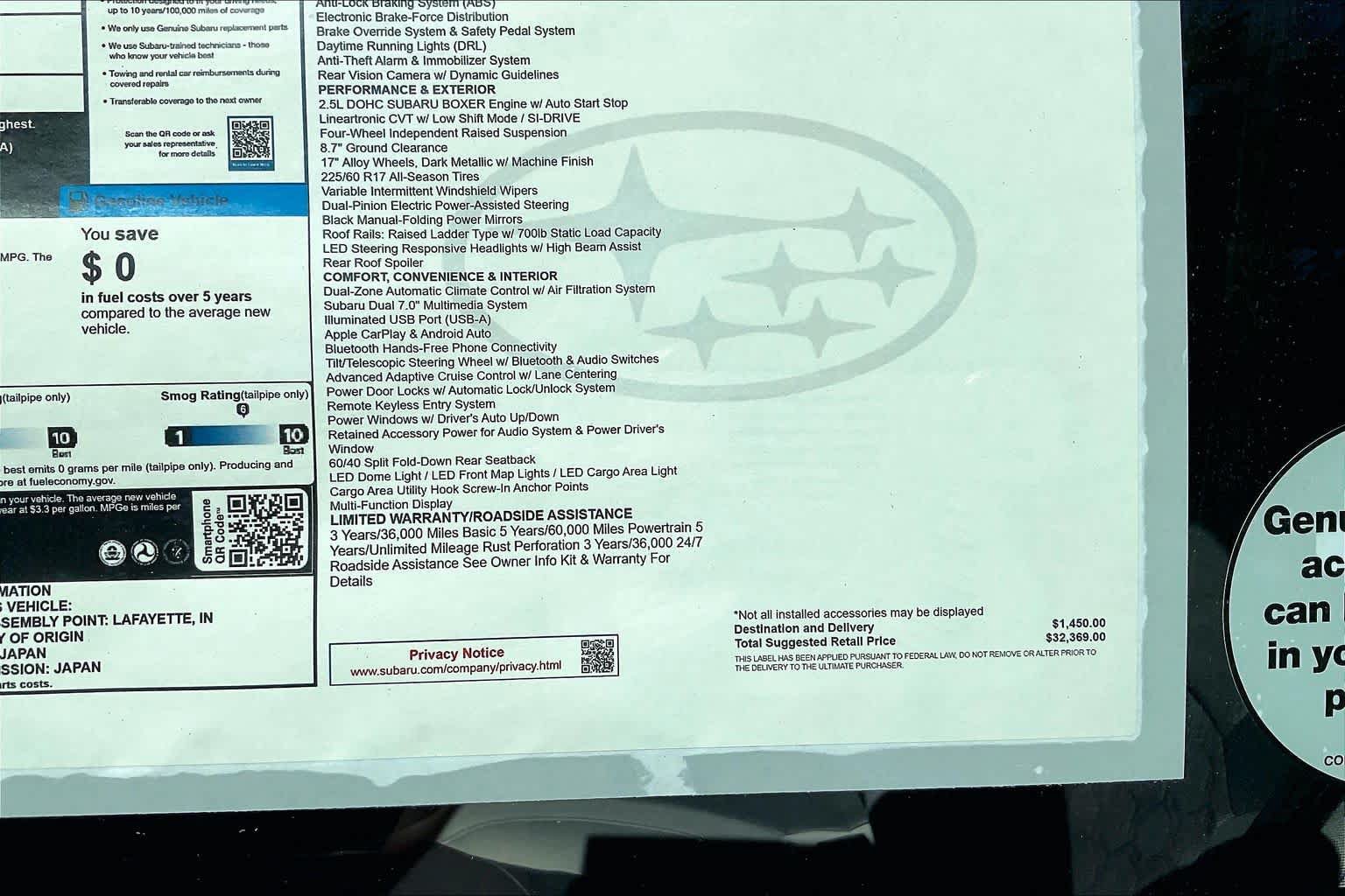 New 2026 Subaru Forester AWD/4WD image 18