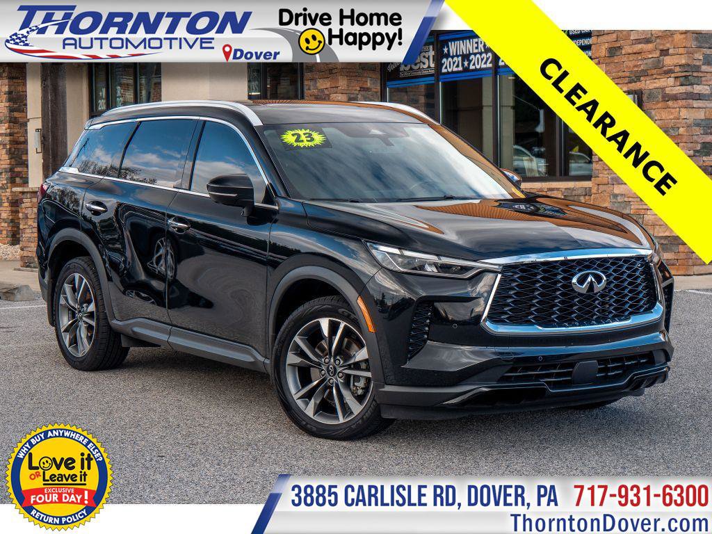 Used 2023 INFINITI QX60 Luxe w/ Cargo Package video 1