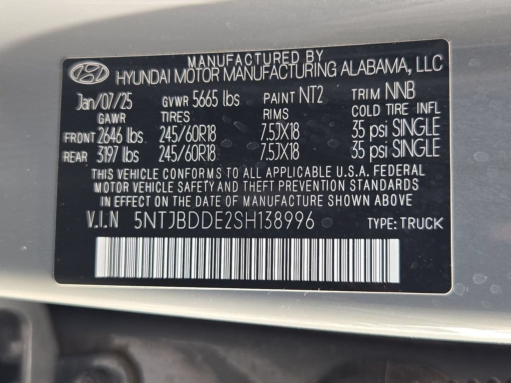 Used 2025 Hyundai Santa Cruz SEL AWD/4WD image 28
