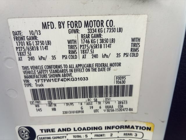Used 2013 Ford F150 Lariat w/ Luxury Equipment Group AWD/4WD image 13