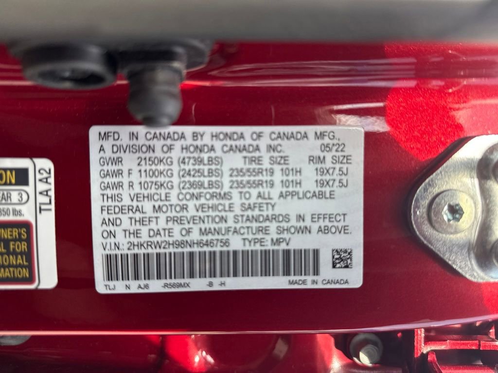 Used 2022 Honda CR-V Touring image 30