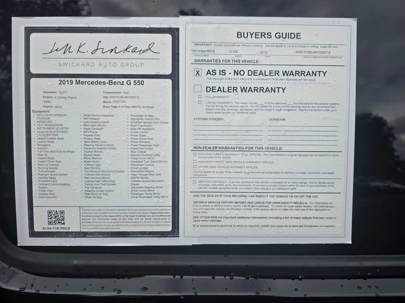 Certified 2019 Mercedes-Benz G 550 image 18