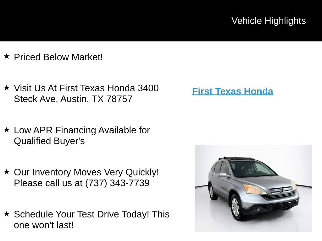 Used 2007 Honda CR-V EX-L image 9