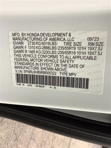 Used 2024 Honda Odyssey Touring image 28
