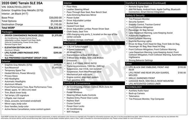 Used 2020 GMC Terrain SLE w/ Driver Convenience Package image 33