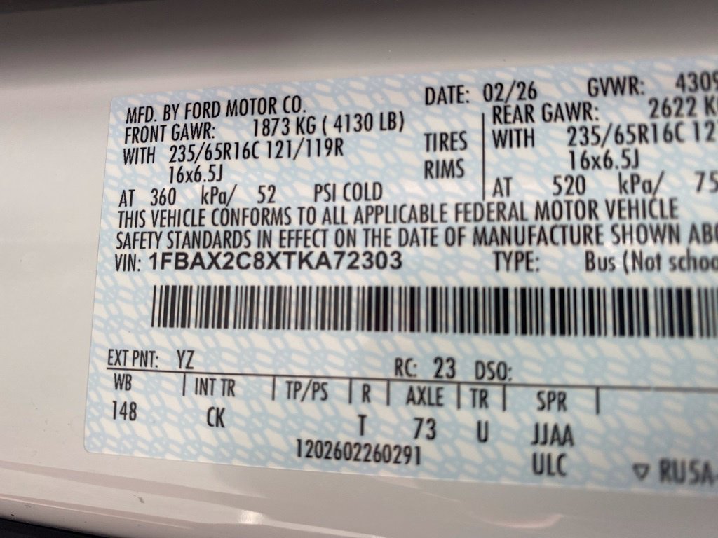 New 2026 Ford Transit 350 XLT RWD image 31