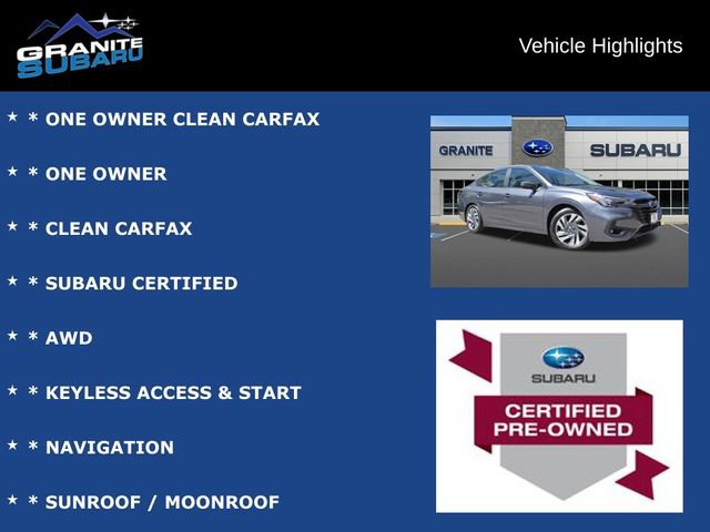 Used 2025 Subaru Legacy Limited AWD/4WD image 2