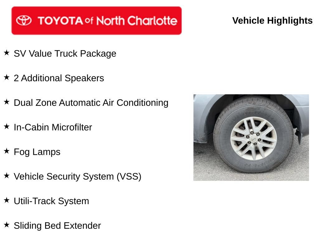 Used 2016 Nissan Frontier SV w/ SV Value Truck Package RWD image 5